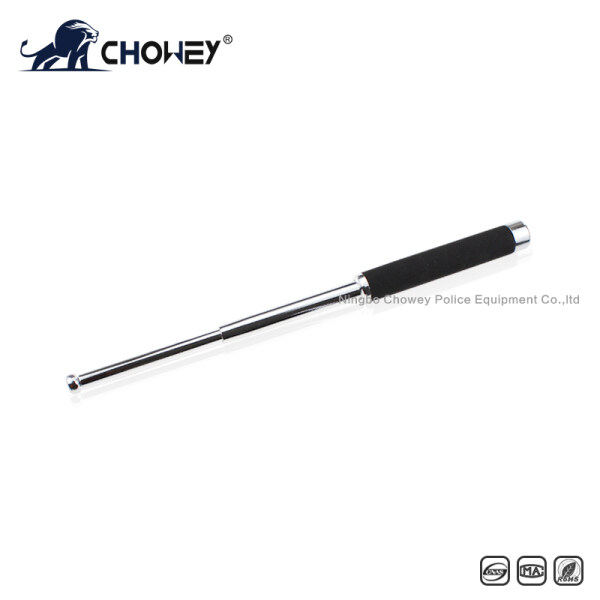 High-quality sponge handle expandable baton BT17S028 silver